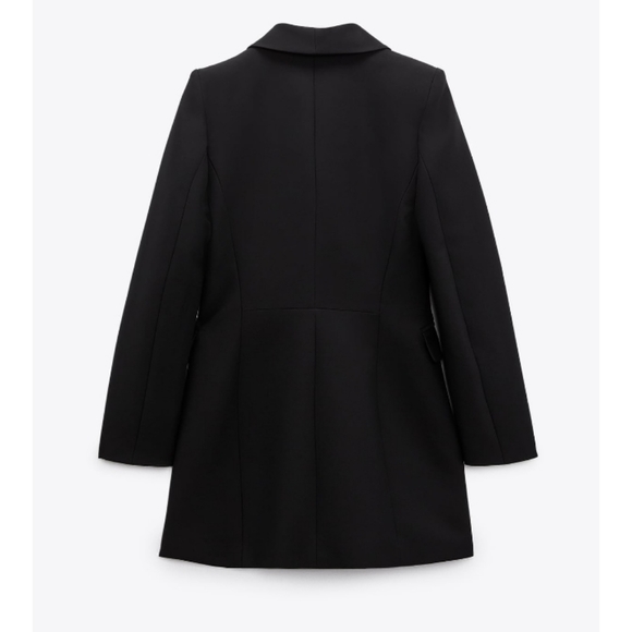 Zara double breasted long blazer - Picture 5 of 8